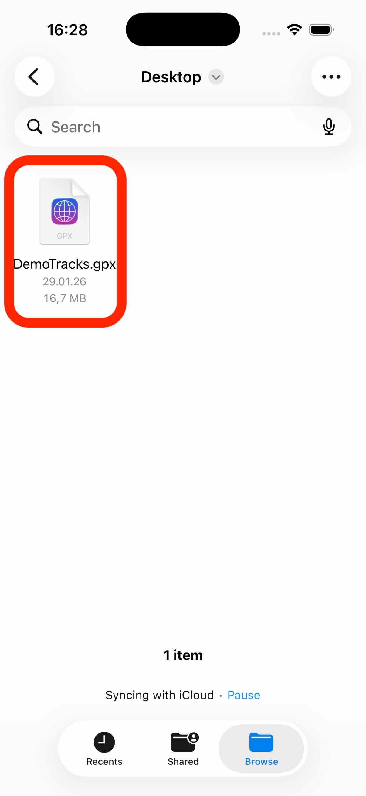 Import Step 1